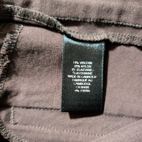 RW&CO city legging ankle length pants brown size XS - Picture 11 of 13